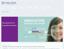 Tablet Screenshot of haselmeier.com